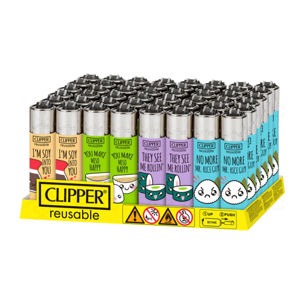 CLIPPER LIGHTER 48CT/DISPLAY