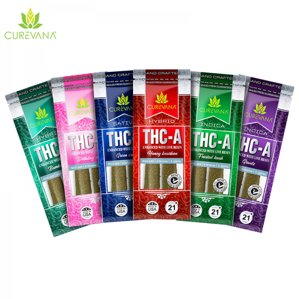 CUREVANA THC-A PRE ROLLS 2GM/1500MG/2CT/6PK