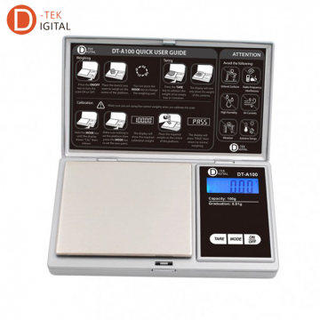 D-TEK DIGITAL DT-A100 X 0.01G POCKET SCALE 