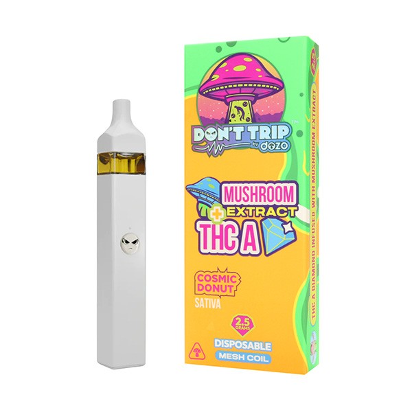 DOZO DON T TRIP THC-A MUSHROOM DISPOSABLE VAPE 2.5GM/5CT/PK