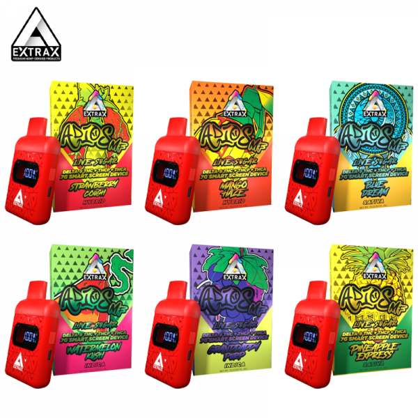 EXTRAX ADIOS MF LIVE SUGAR DISPOSABLE VAPE 7GM/6CT/PK