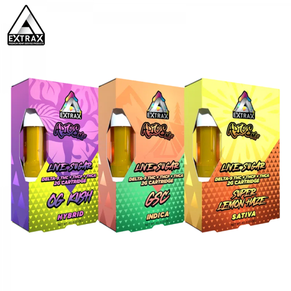 EXTRAX ADIOS MF LIVE SUGAR VAPE CARTRIDGE 2GM/6CT/PK