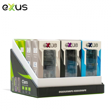 EXXUS CLARO 400mAh 510 THREAD VAPE BATTERY 12CT/DISPLAY