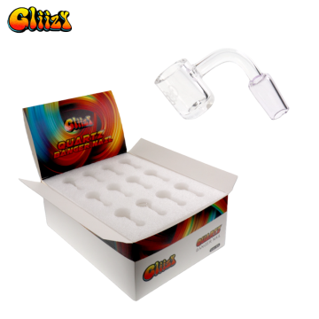 GLIIZY FLAT TOP 14mm MALE QUARTZ BANGER 12CT/DISPLAY