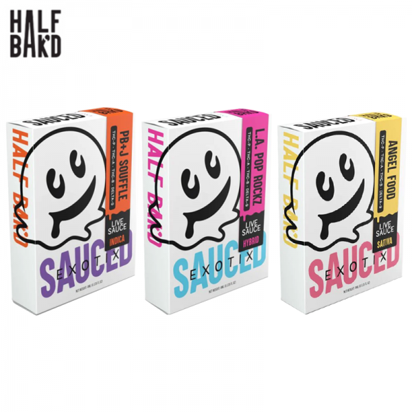 HALF BAK D SAUCED EXOTIX DISPOSABLE VAPE 4GM/5CT/PK