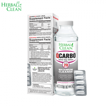 HERBAL CLEAN QCARBO20 CLEAR EXTREME STRENGTH CLEANSING FORMULA