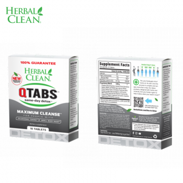 HERBAL CLEAN QTABS DIETARY SUPPLEMENT 10CT/PK