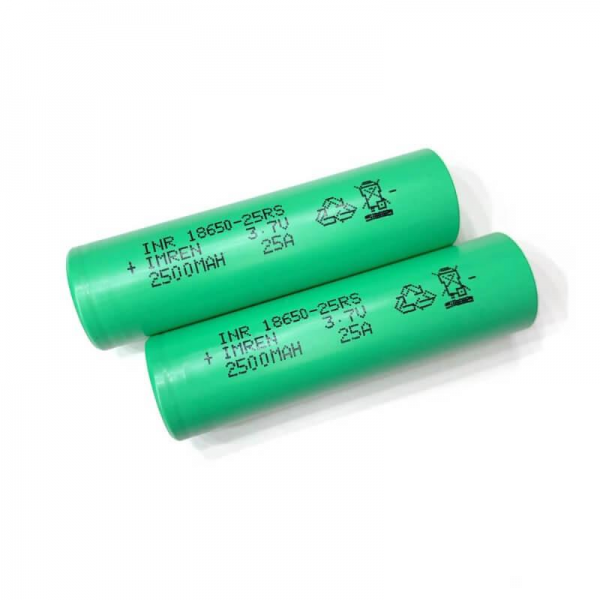 IMREN 25RS 18650 2500mAh 25A Li-ion RECHARGEABLE BATTERY 20CT/PK