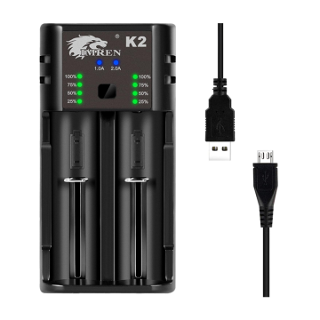 IMREN K2 2 BAY SMART BATTERY CHARGER