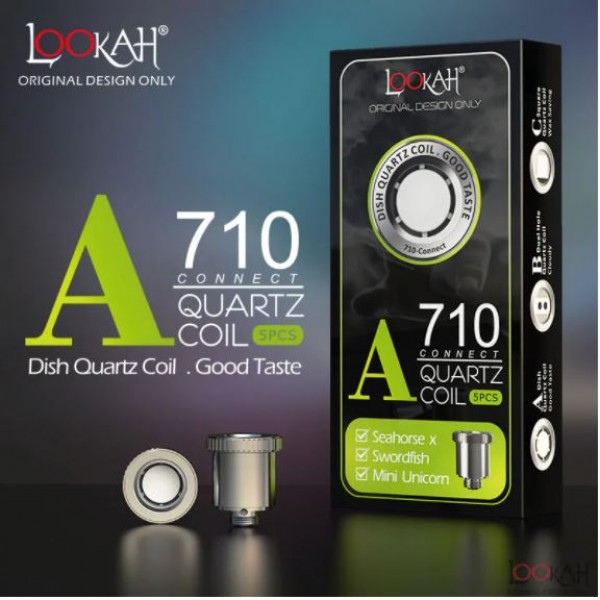 LOOKAH 710 QUARTZ REPLACEMENT COILS 5CT/PK