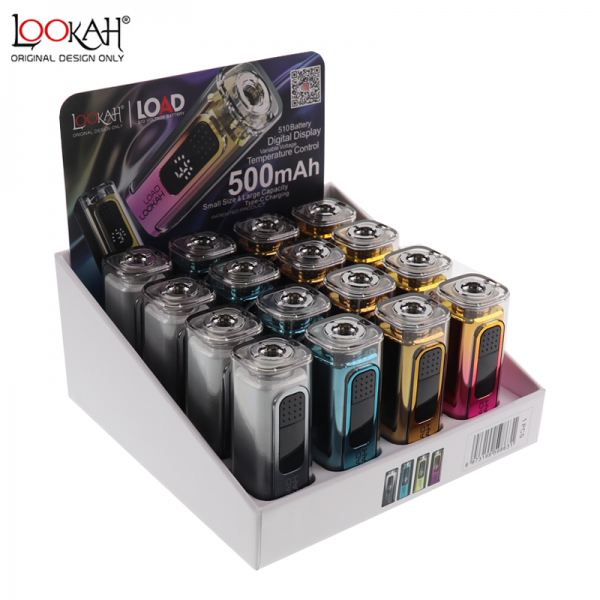 LOOKAH LOAD 510 THREAD VAPE PEN BATTERY 16CT/DISPLAY