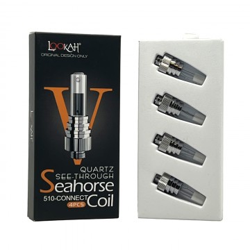 LOOKAH SEAHORSE SEE-THROUGH QUARTZ REPLACEMENT COILS