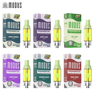 MODUS PRESIDENTIAL BLEND THC-A VAPE CARTRIDGE 3GM/5CT/PK