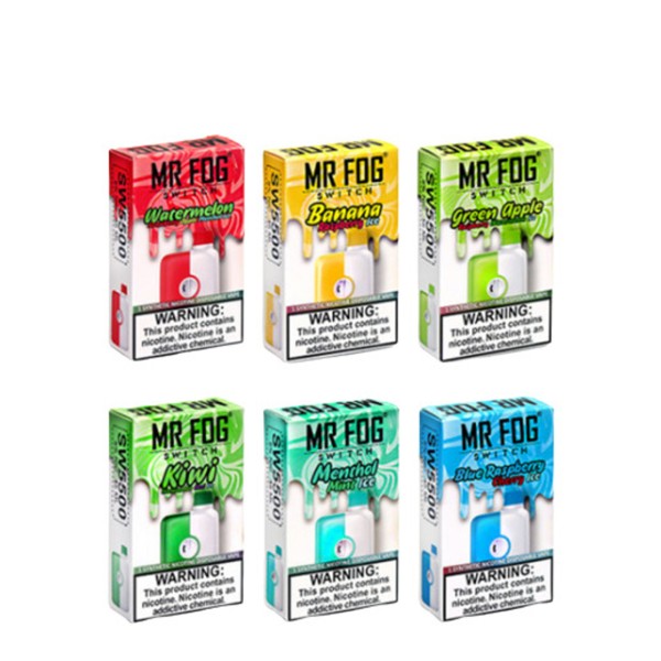 MR FOG SWITCH 5500 PUFFS DISPOSABLE VAPE 10CT/DISPLAY