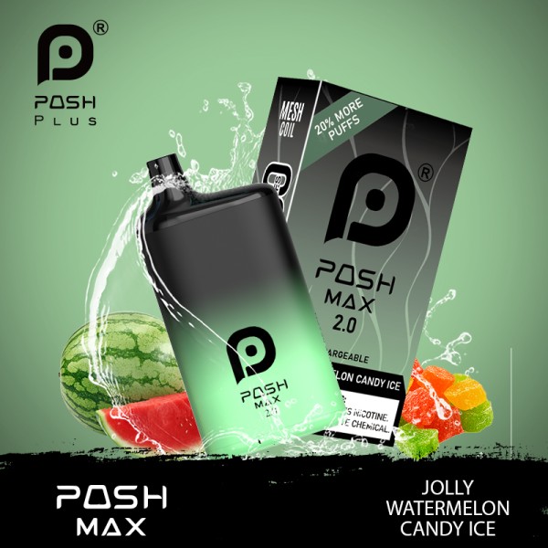 POSH MAX 2.0 5200 PUFFS DISPOSABLE VAPE 5CT/DISPLAY