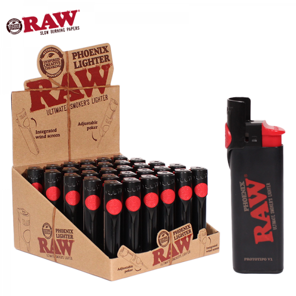 RAW PHOENIX BLACK LIGHTER 30CT/PK