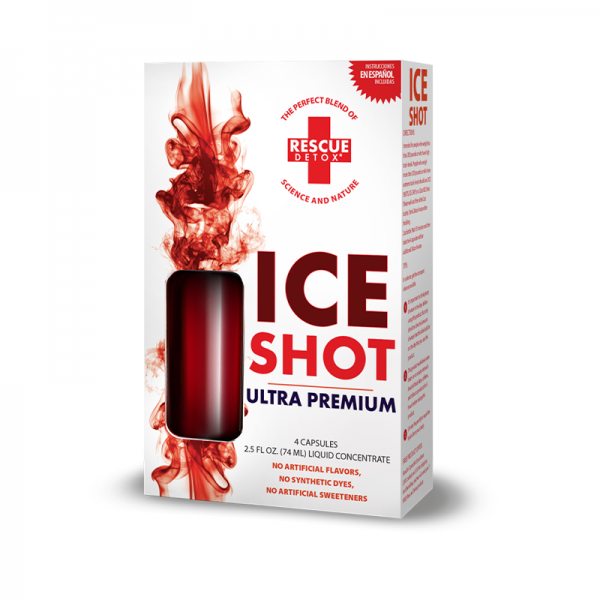 RESCUE DETOX ICE SHOT 2.5OZ & 4CT CAPSULES