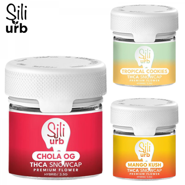 SILI X URB SNOWCAP THC-A HERB FLOWER 3.5GM/JAR