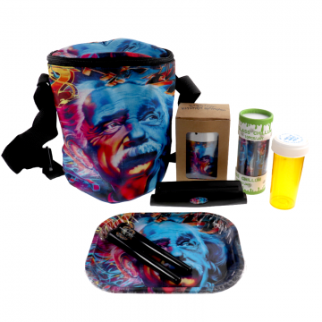 SMOKING ACCESSORIES SET ASSORTED DESIGN IN DUFFLE BAG