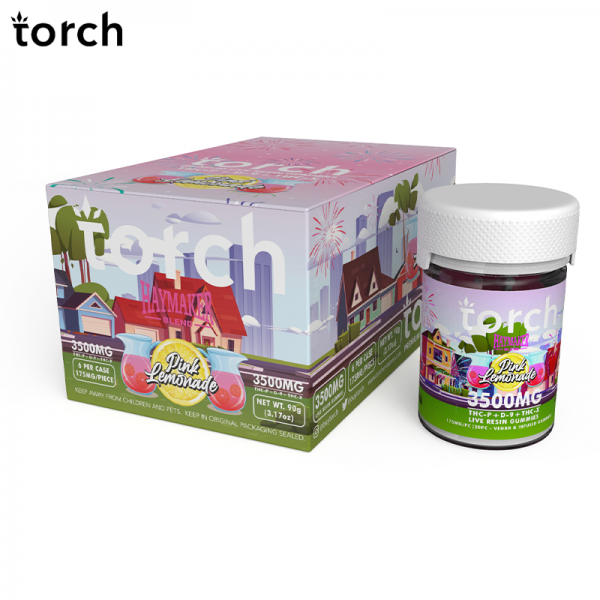 TORCH HAYMAKER BLEND D9 + THC-P + THC-X GUMMIES 3500MG/20CT/6PK/JAR