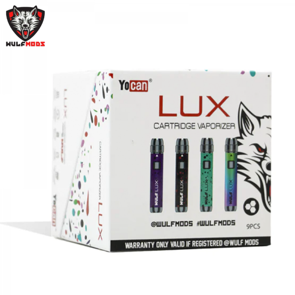 WULF MODS LUX CARTRIDGE VAPORIZER 9PK/DISPLAY