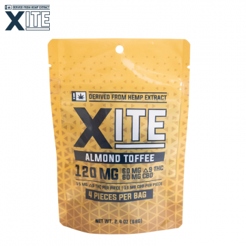 XITE D9 CHOCOLATE BITES 120MG/4CT/PK