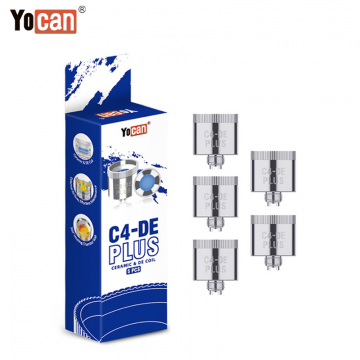 YOCAN CYLO C4-DE PLUS CERAMIC REPLACEMENT COILS 5CT/PK