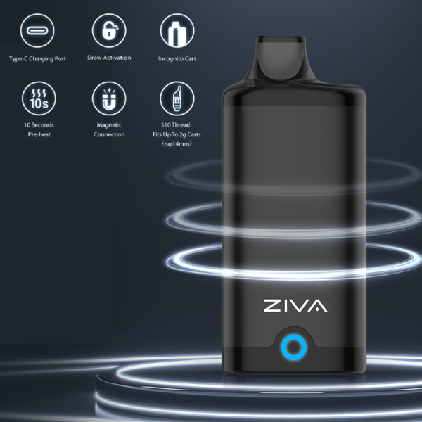 YOCAN ZIVA 650mAh CART BATTERY 10CT/PK