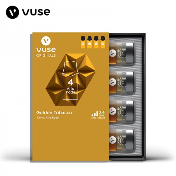 VUSE 2.4 SALT NICOTINE ALTO REFILLED PODS 1.8ML/4CT/5PK