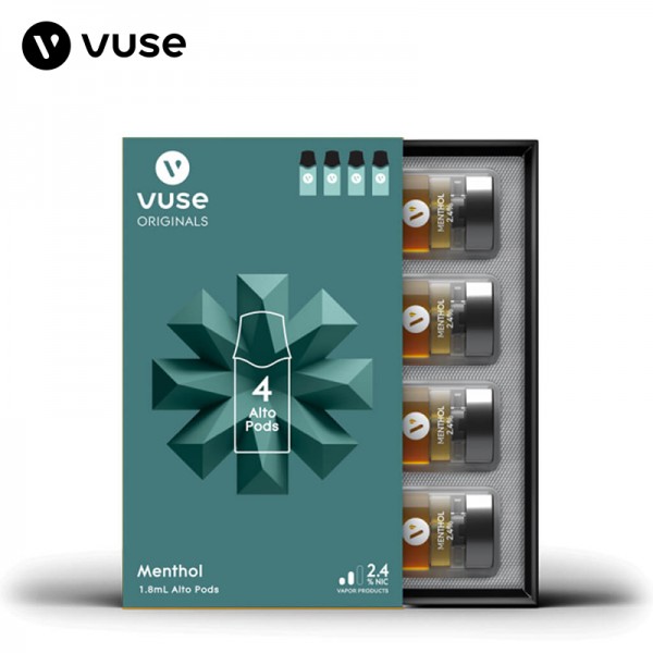 VUSE 2.4 SALT NICOTINE ALTO REFILLED PODS 1.8ML/4CT/5PK