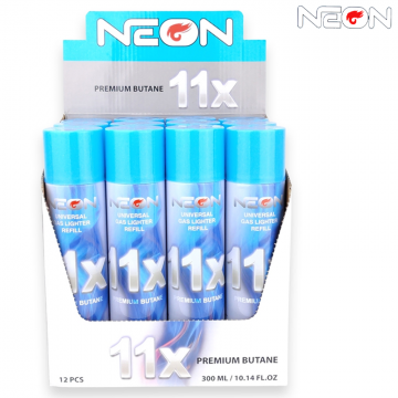 NEON 11X PREMIUM BUTANE 300ML/12CT/BOX