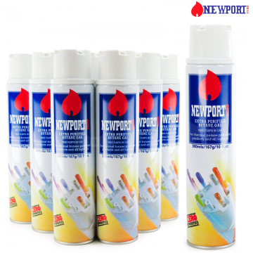 NEWPORT EXTRA PURIFIED BUTANE GAS 300ML/12CT/BOX