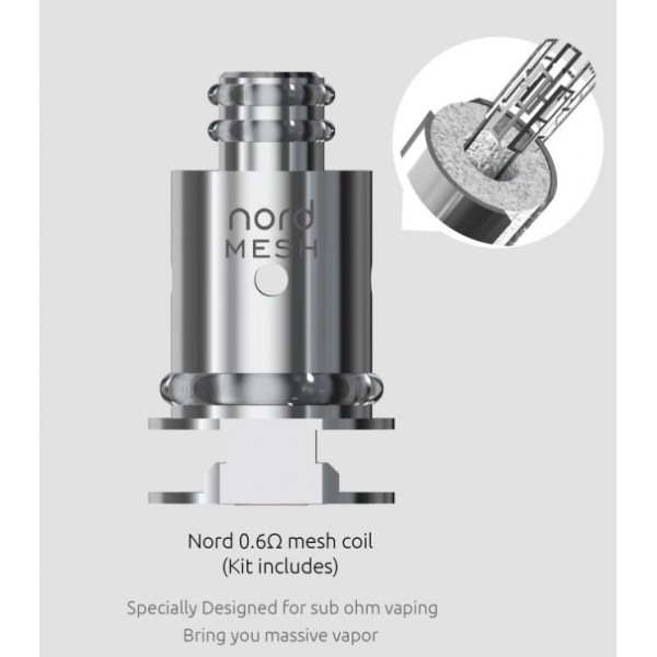 SMOK NORD REPLACEMENT COILS 5CT/PK