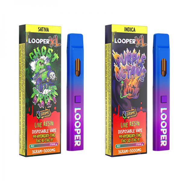 LOOPER XL LIVE RESIN DISPOSABLE VAPE 3GM/5CT/PK