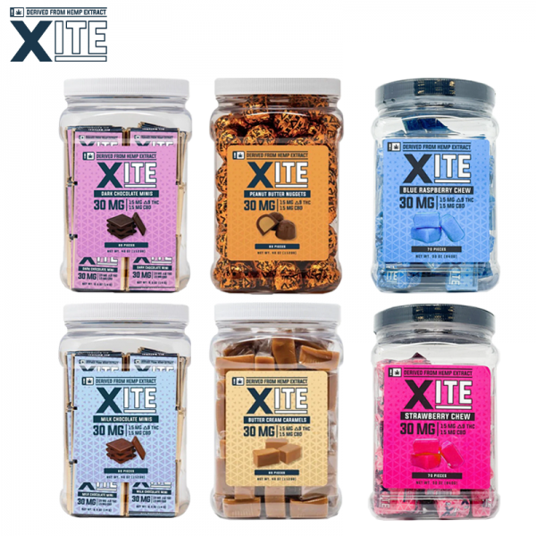 XITE D9 MINIS BITES 30MG/70CT/JAR